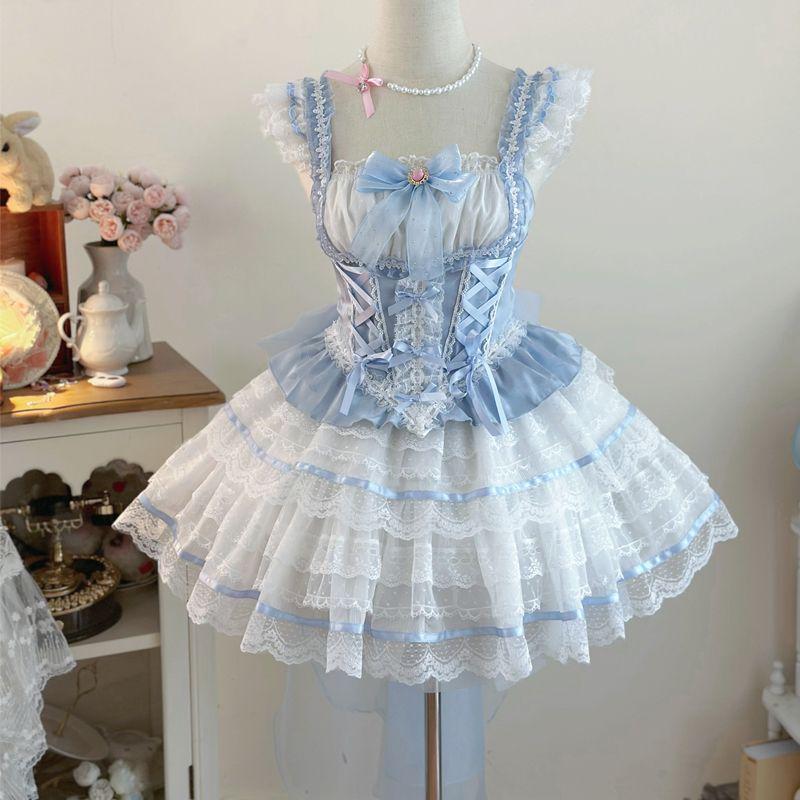 lolitaドレスバレー風花嫁jskキャミソールワンピース
