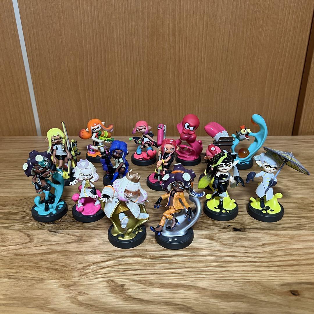 スプラトゥーン amiibo フィギュア14体セット 14体セット】スプラトゥーン amiibo まとめ売り - メルカリ