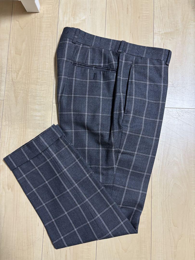 CANONICO グレーチェックスーツ