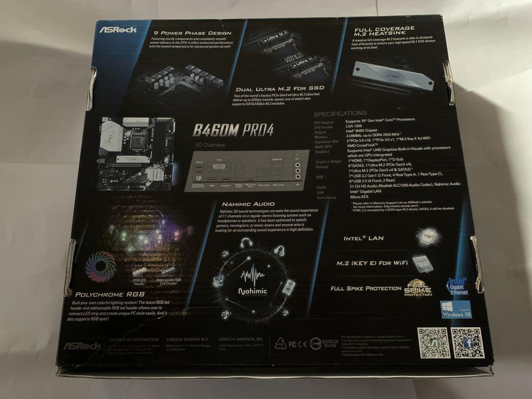 【未使用】ASRock B460M Pro4