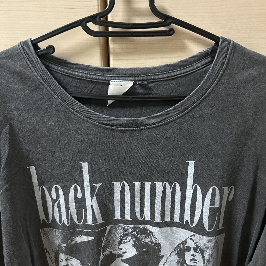 back number ロックバンドみたいなロングスリーブ Tシャツ XL