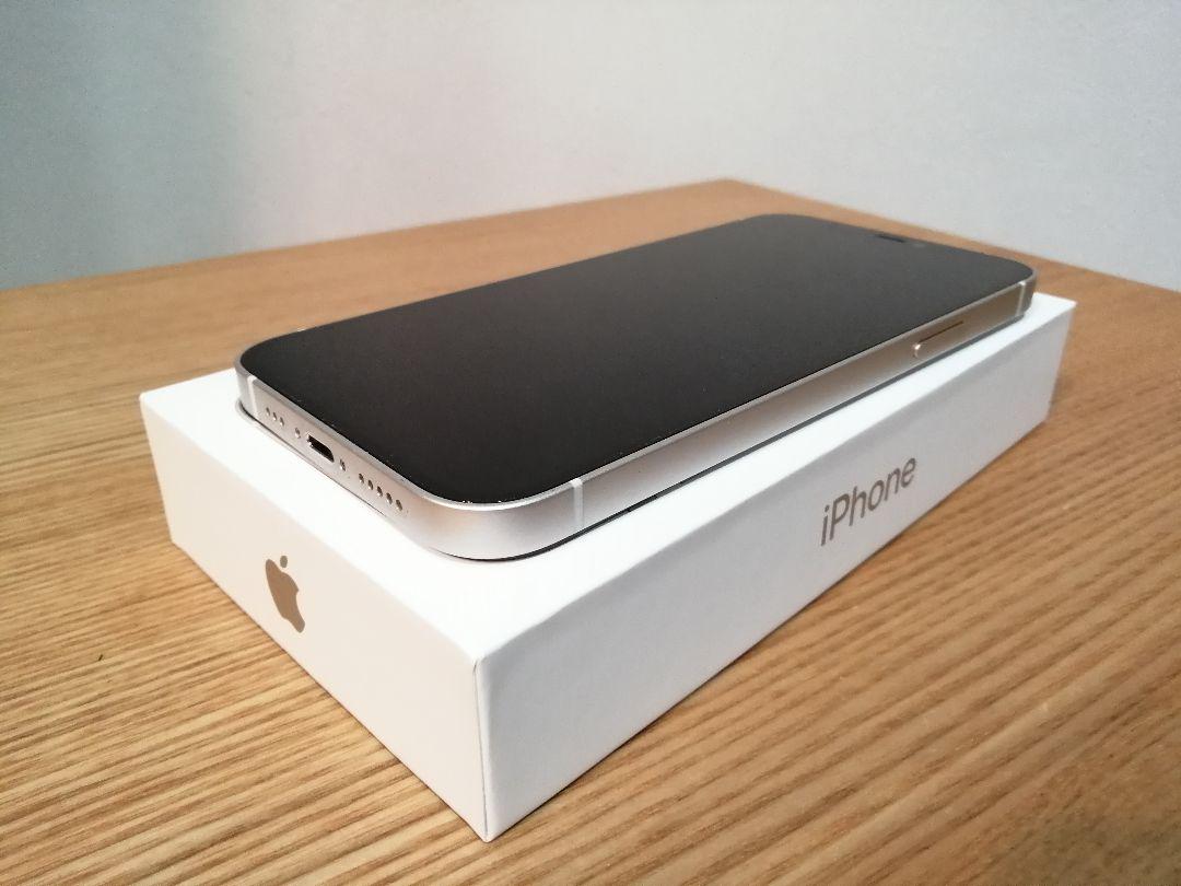 【美品/SIMフリー】 iPhone12 64GB ホワイト 箱・付属品付き