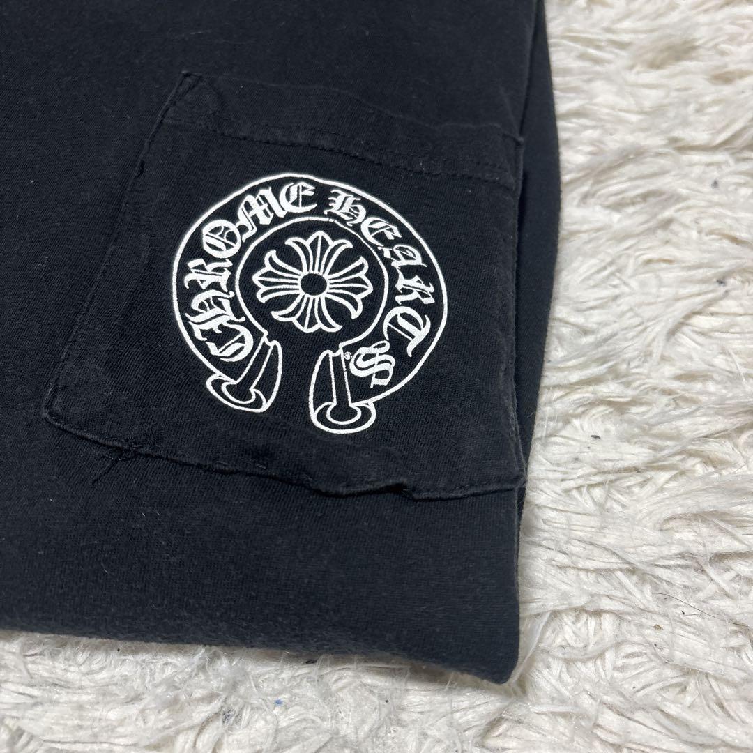 CHROME HEARTS マルチカラーホースシュー長袖 Tシャツ 2613