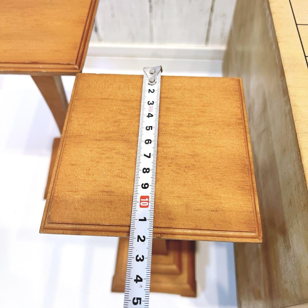 【良品】将棋盤・駒台セット　脚付き　へそ付き　カバー付き