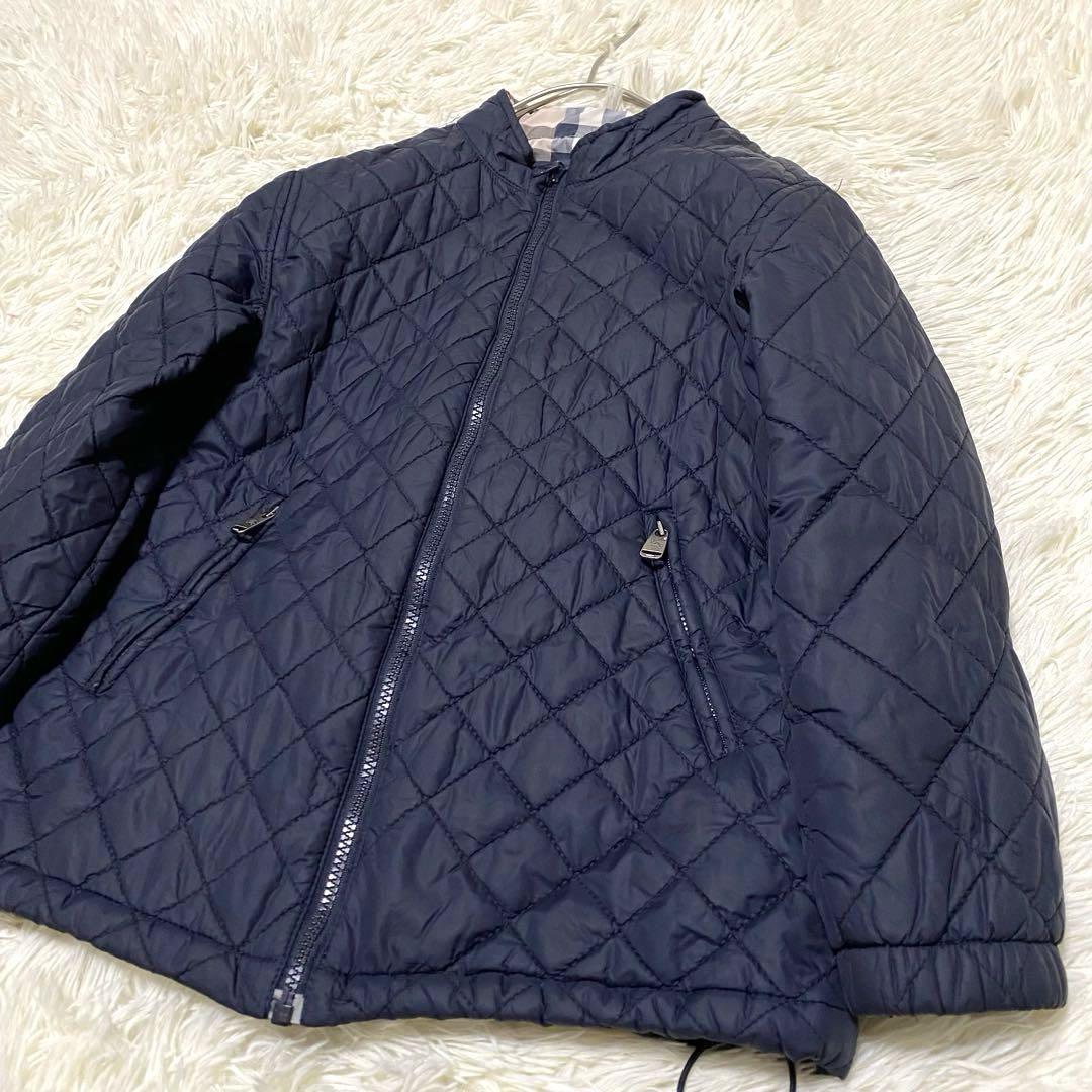 【美品✨】BURBERRY キルティングジャケット 裏地 メガチェック 150