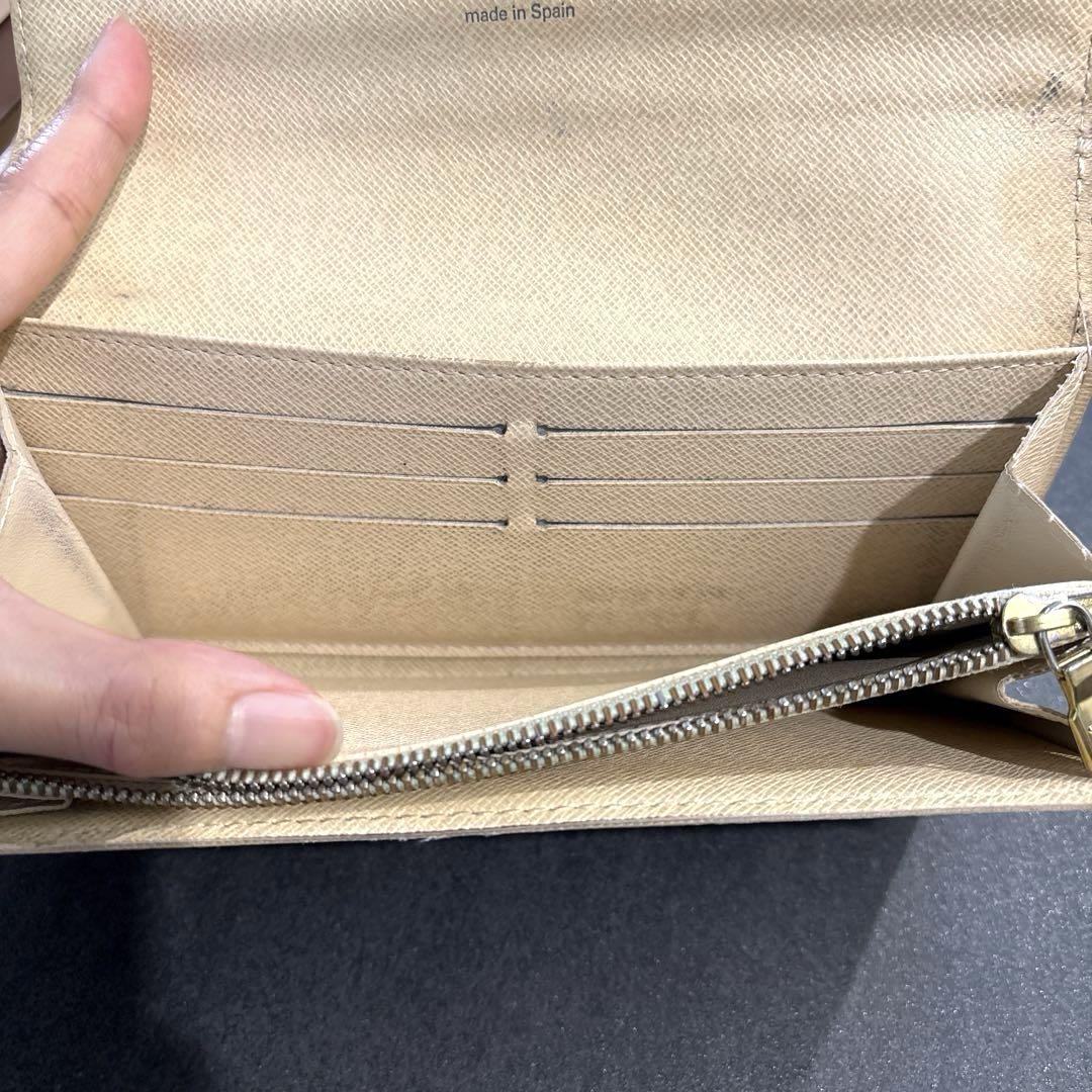 LOUIS VUITTON ダミエ 長財布　ホワイト