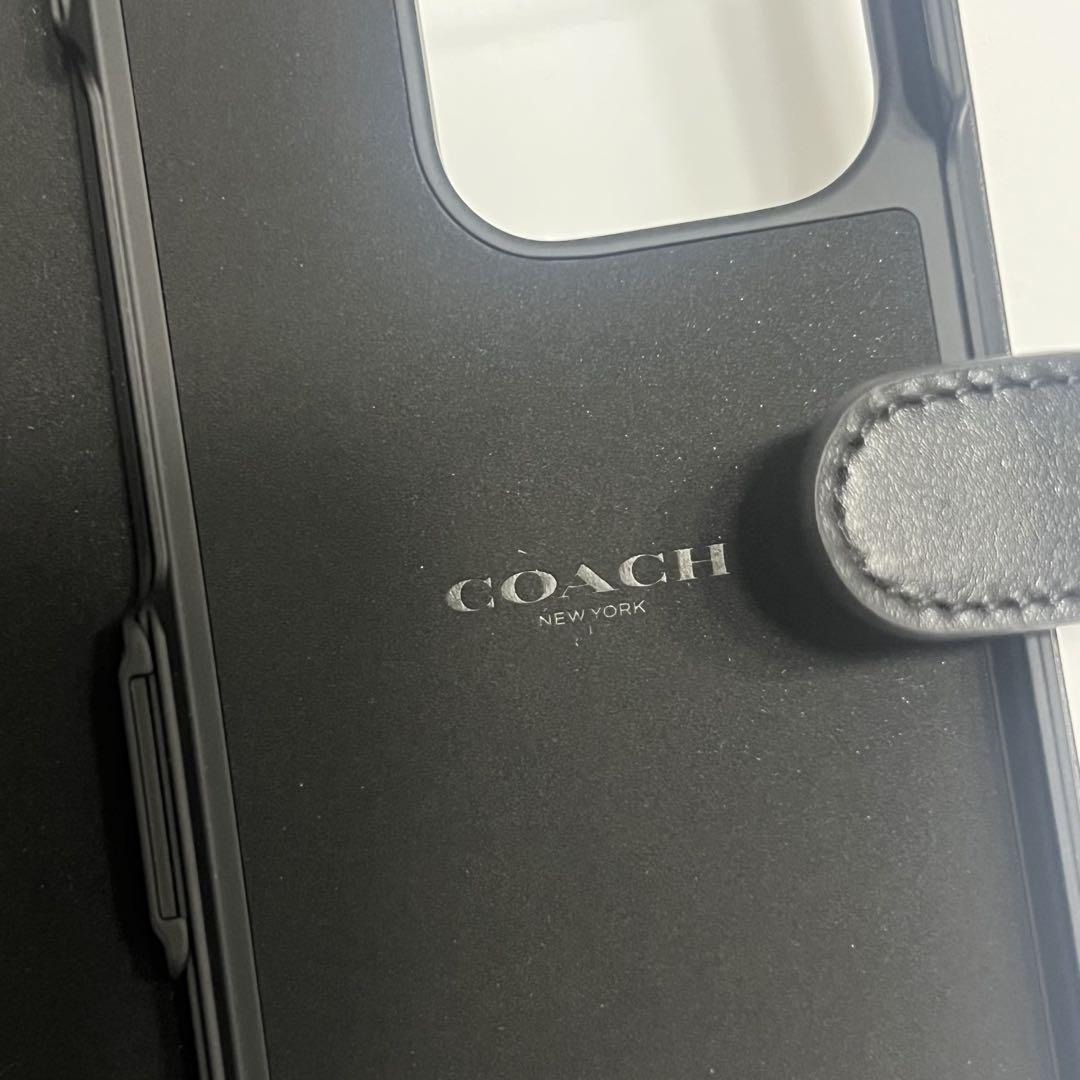 コーチ COACH iPhone 14 PRO ケース フォリオ・シグネチャー