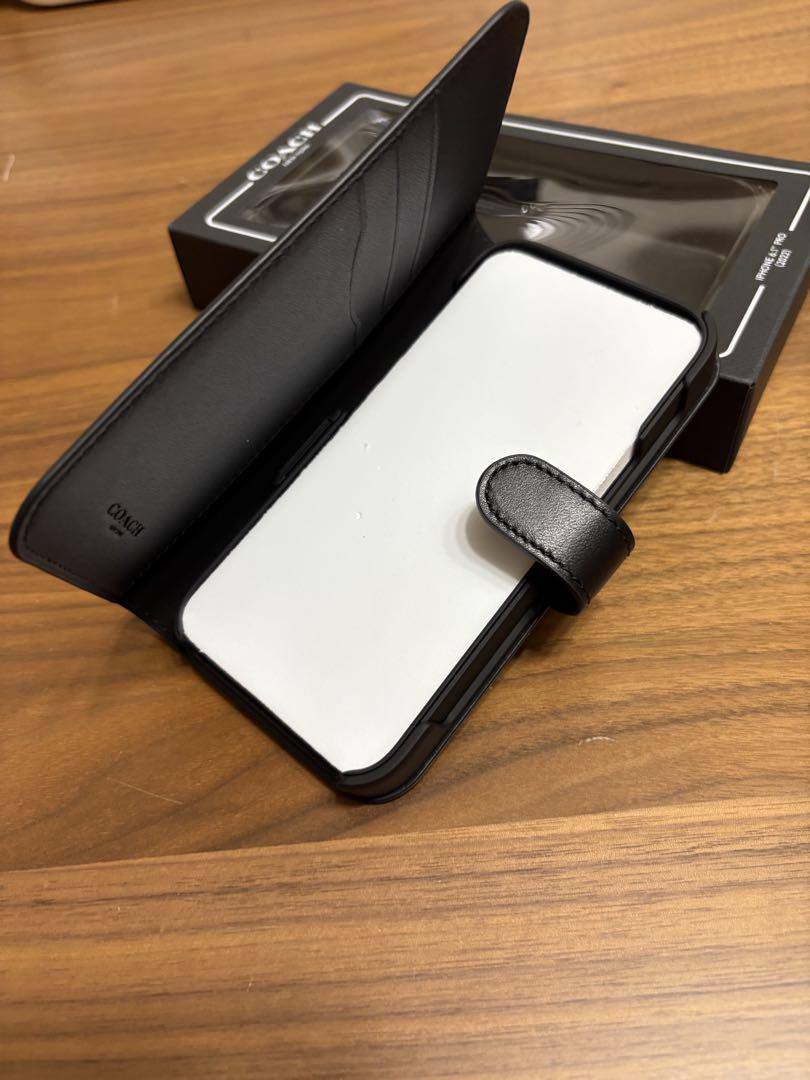 コーチ COACH iPhone 14 PRO ケース フォリオ・シグネチャー
