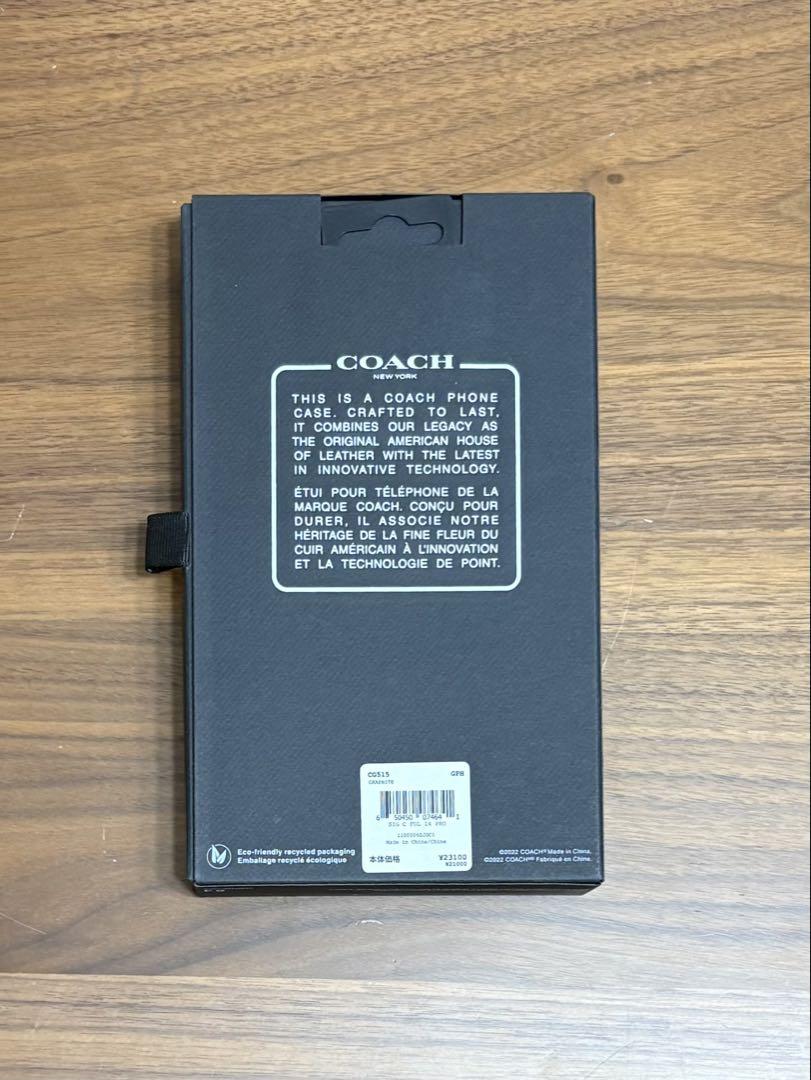 コーチ COACH iPhone 14 PRO ケース フォリオ・シグネチャー