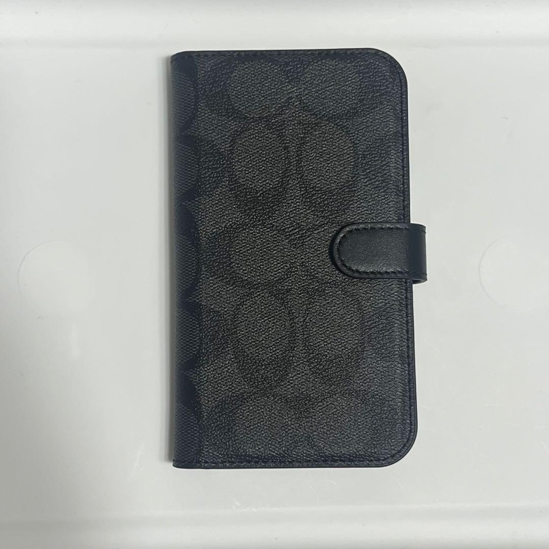 コーチ COACH iPhone 14 PRO ケース フォリオ・シグネチャー