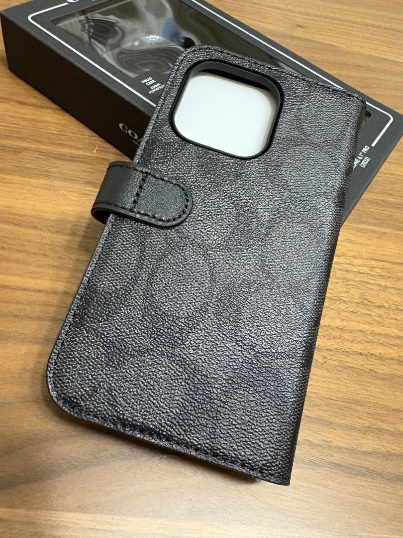 コーチ COACH iPhone 14 PRO ケース フォリオ・シグネチャー
