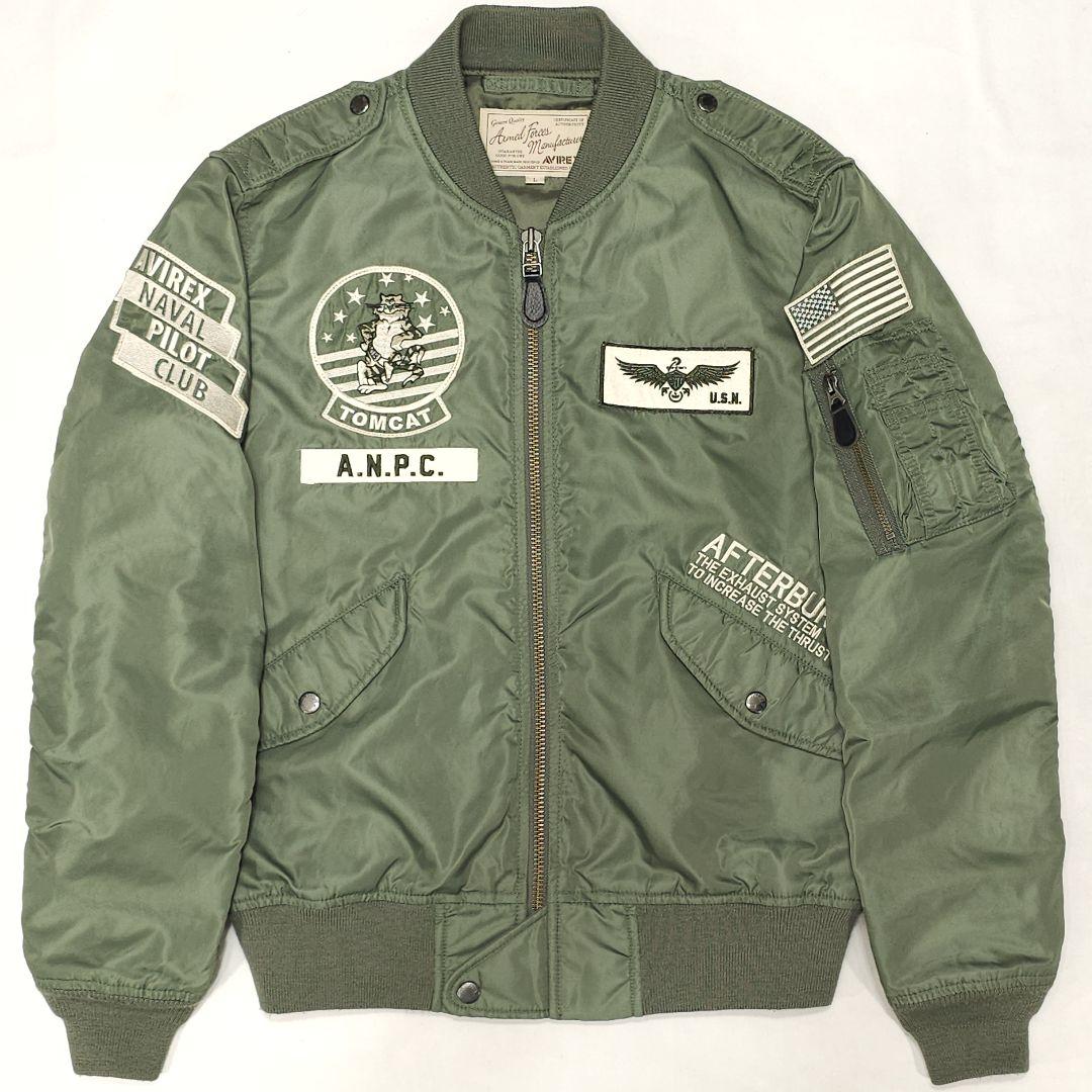 AVIREX アヴィレックス LIGHT MA-1 TOMCAT ジャケット トム