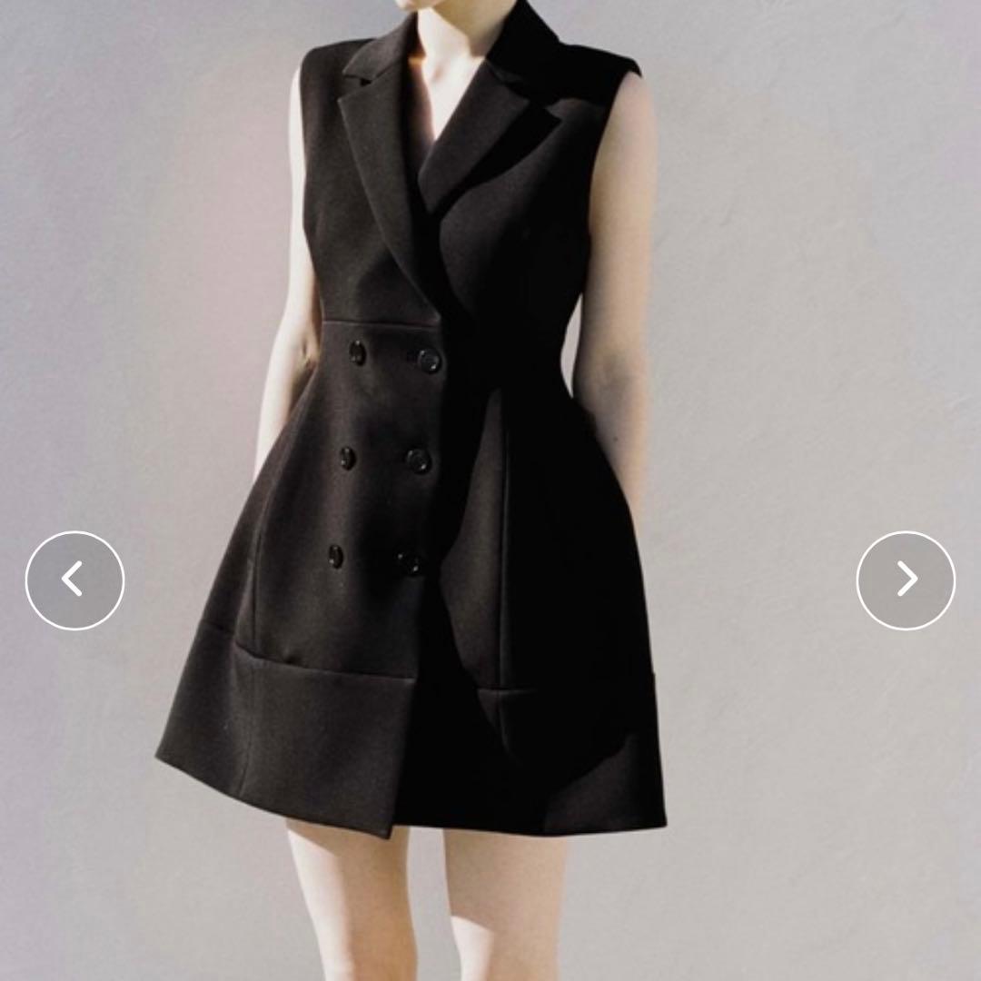 極美品【SNIDEL】コンストラクトミニワンピース