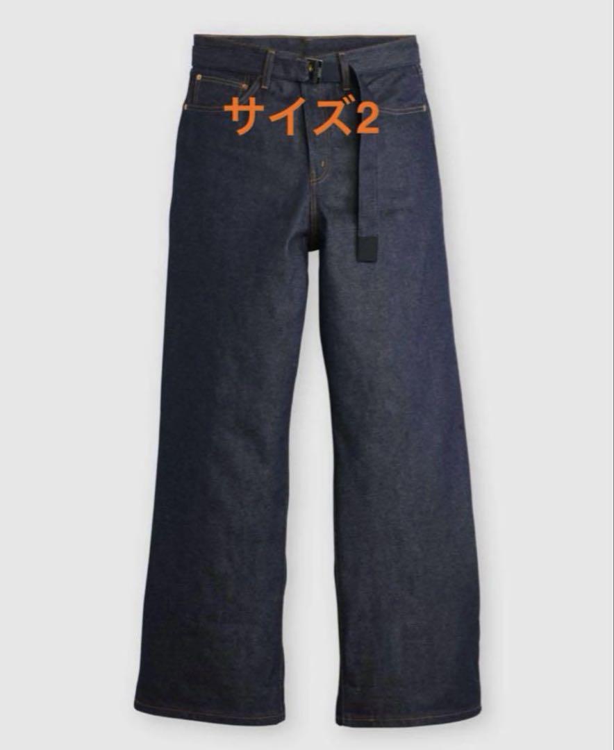 Levi's x sacai デニムパンツ　インディゴ　サイズ2