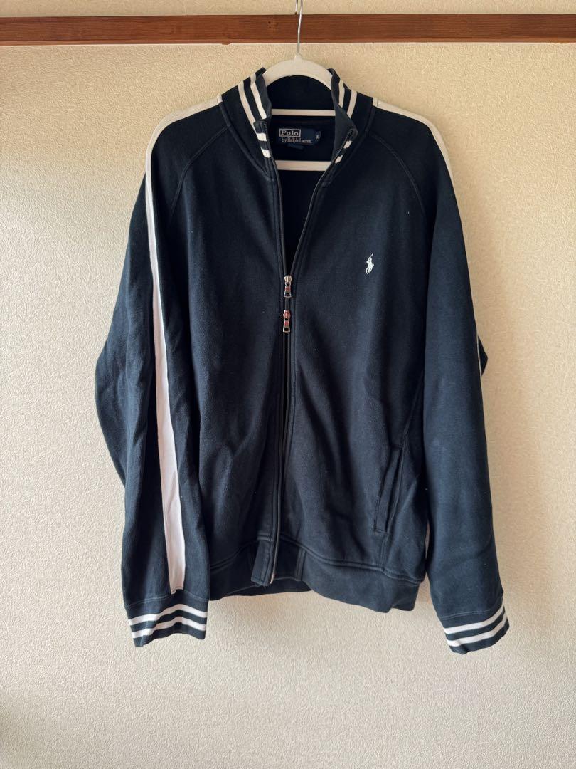 Polo by Ralph Lauren XL ジャージ ブラック/ホワイト