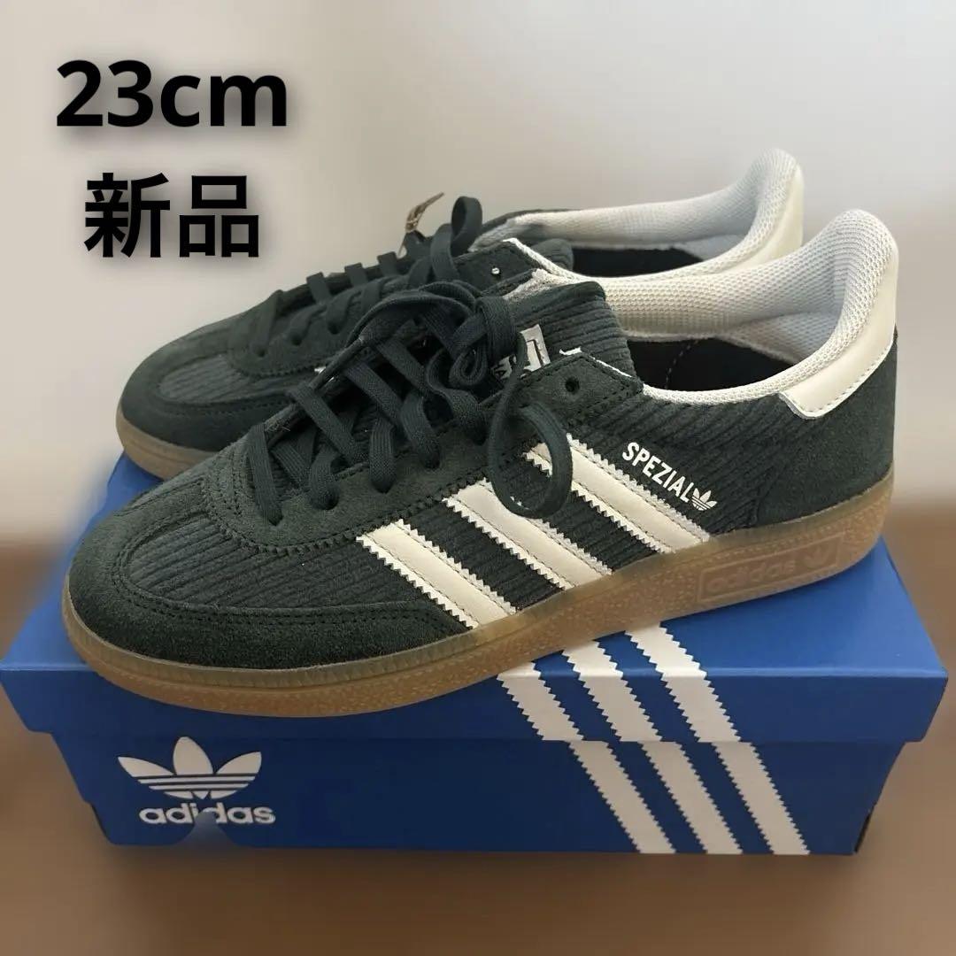 新品　adidas HANDBALL SPEZIAL W グリーン23cm