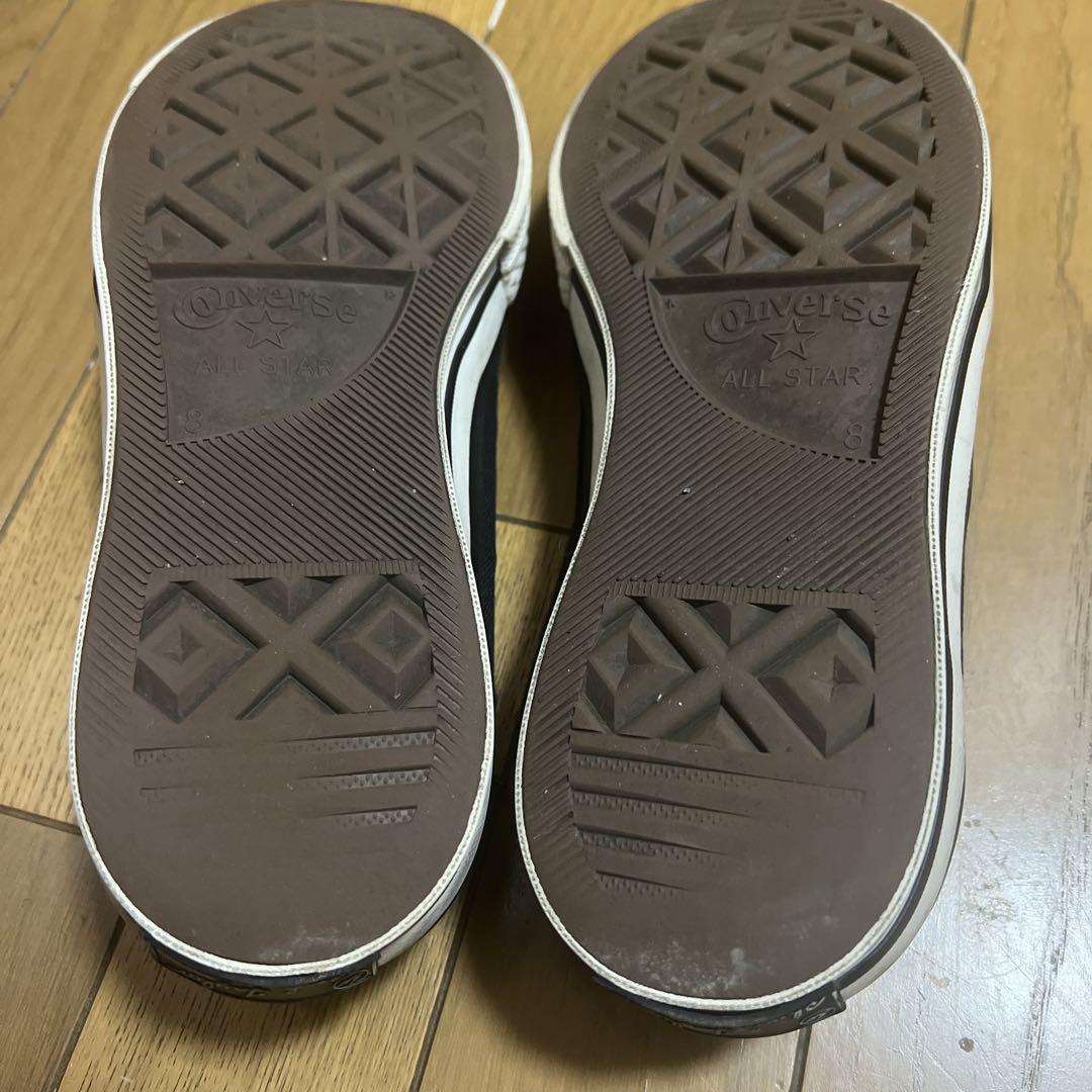 CONVERSE MONCLER/FRAGMENT ブラックスニーカー