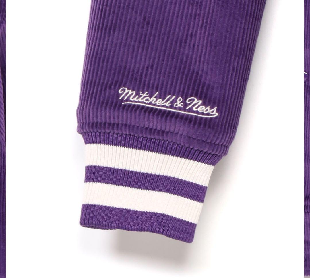 美品　Mitchell & Ness Lakers スタジャン
