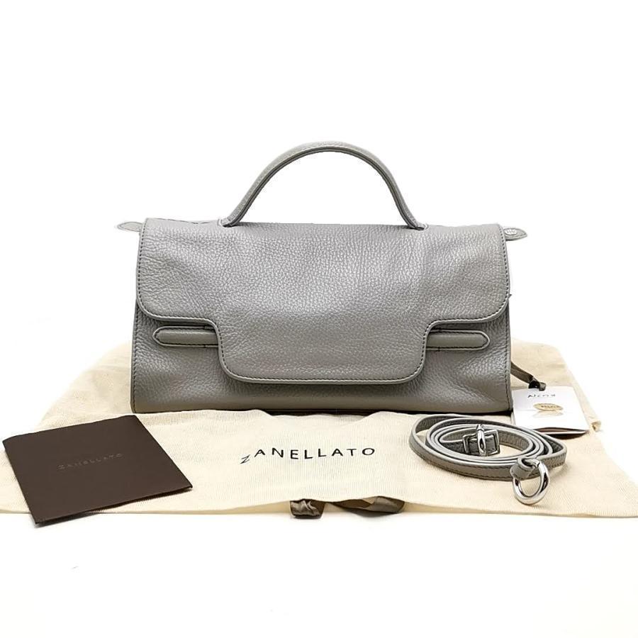 超美品 ザネラート ショルダーバッグ 鞄 ニーナ 伊製 03-24051408