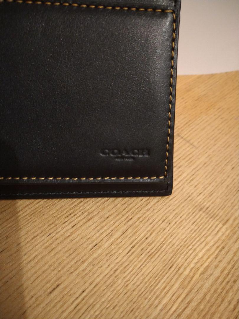 ☆★ね☆　正規品　新品未使用　COACH　コーチ　折り財布　ブラック