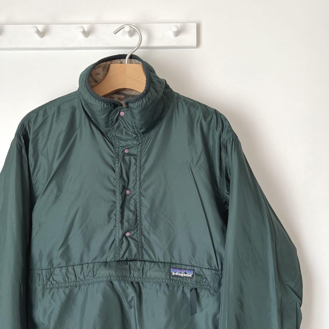 【USA製】90s Patagoniaグリセード マリ柄 リバーシブル フリース