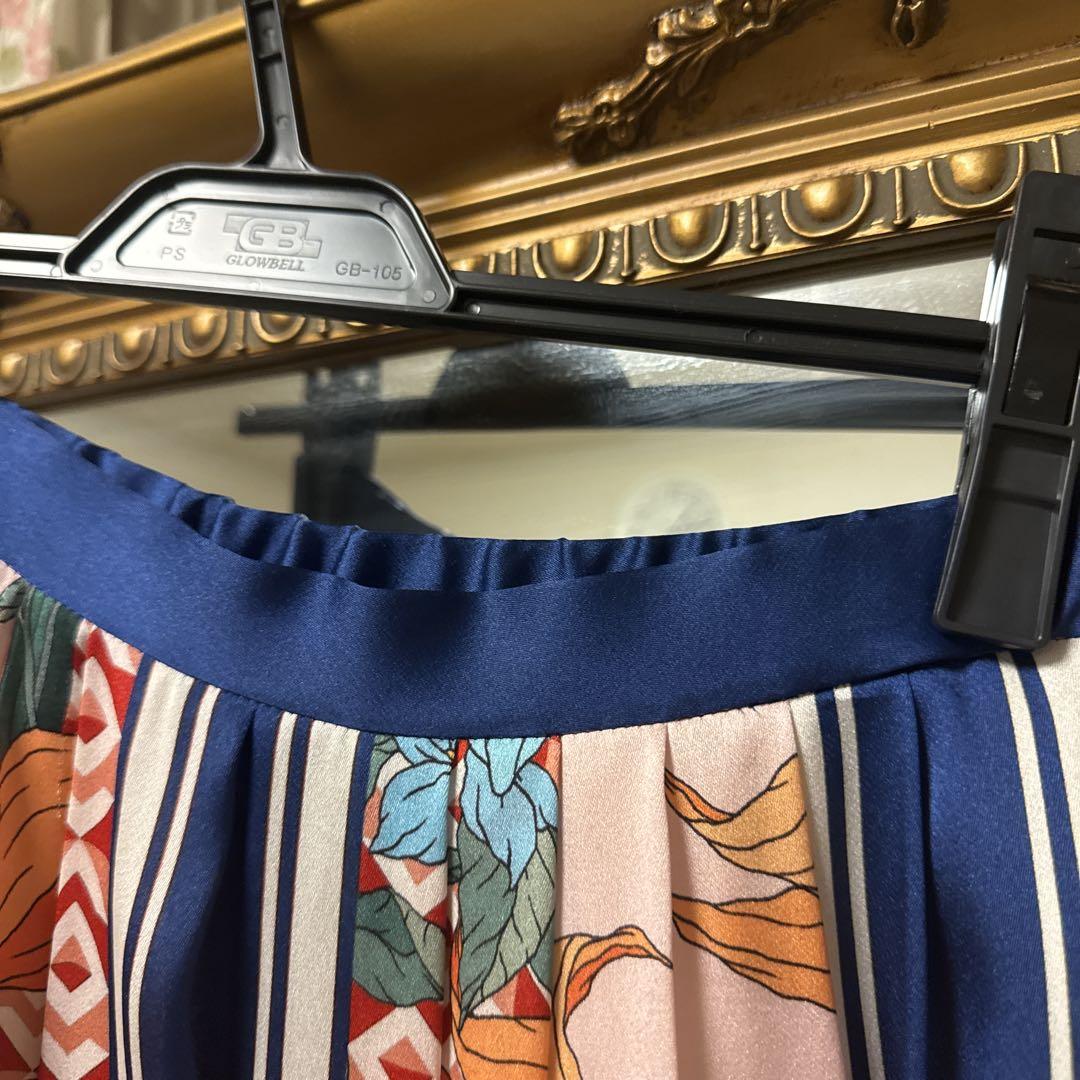 専用グレースコンチネンタル スカート 花柄 36 スカート スカーフ