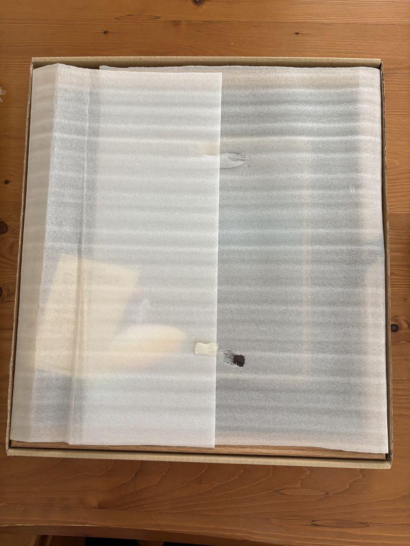 新品未使用　九谷焼　陶額　額縁　木立連山