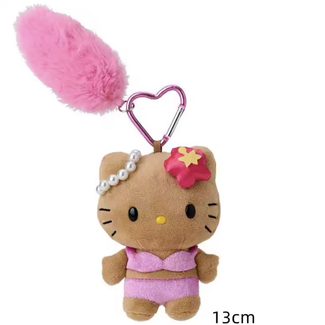 日焼けキティ マスコットチャーム2体セット♥ 日焼けキティ マスコットチャーム ぬいぐるみ フルーツ GOGO