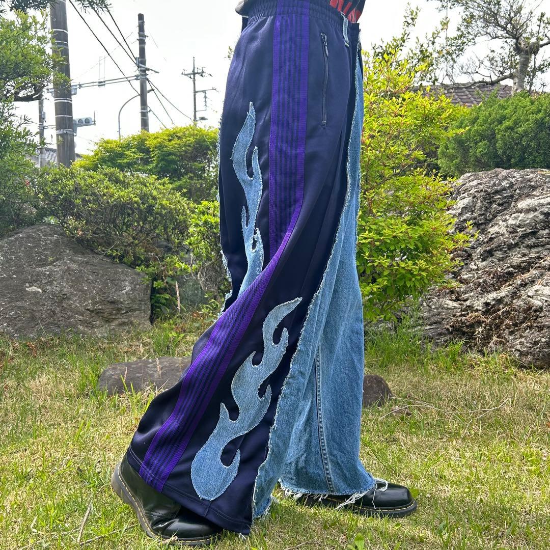 リメイクパンツ　ニードルス×リーバイス