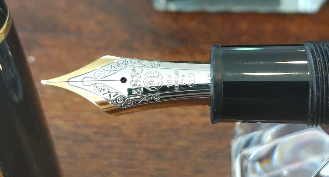 モンブラン149　Fニブ　細字 18K ミステリーブラック 新品インク付属