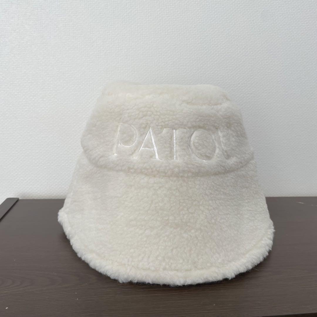 新品未使用　PATOU ボア バケットハット もこもこ