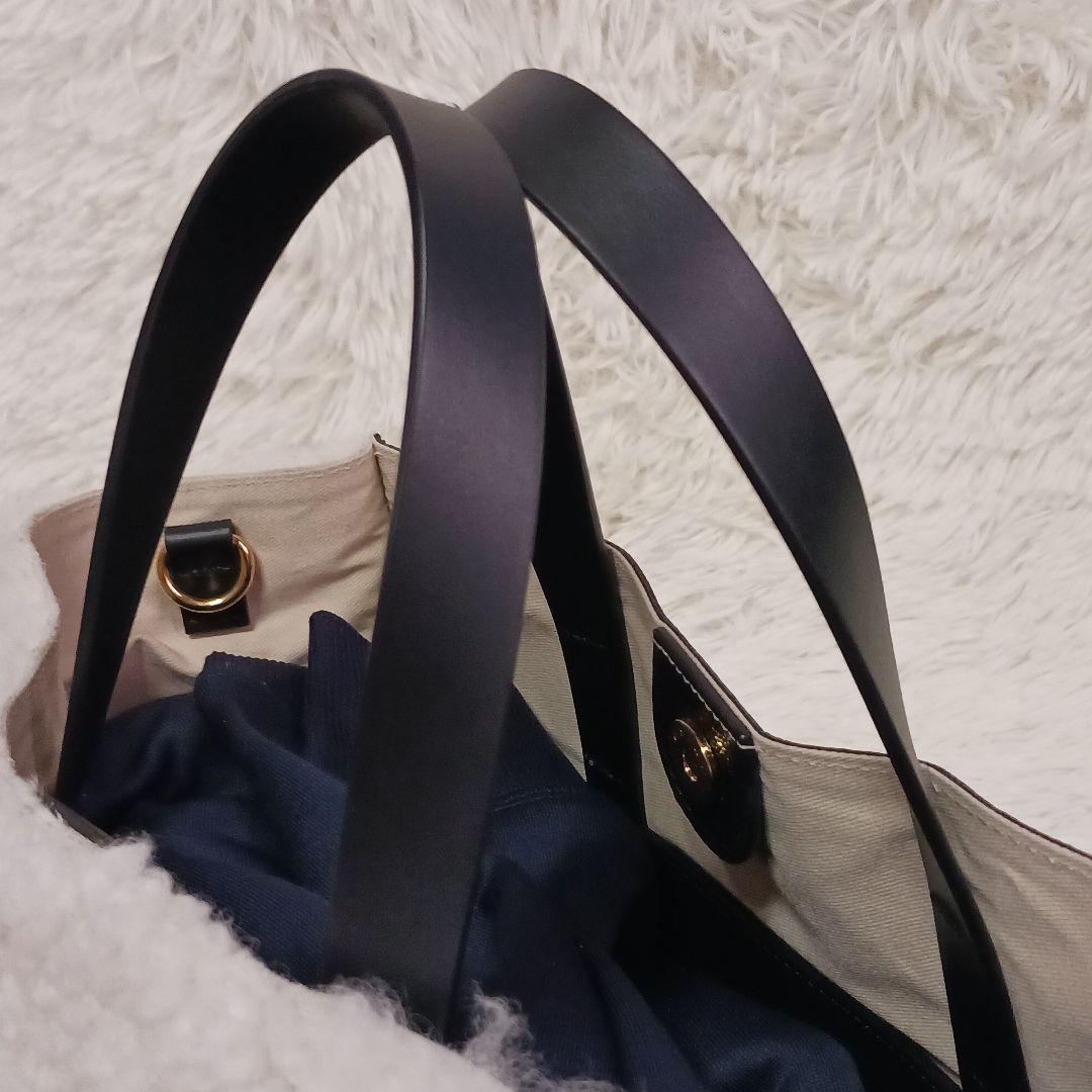 美品】Marni マルニ MUSEO シアリングファー×レザー ハンドバッグ