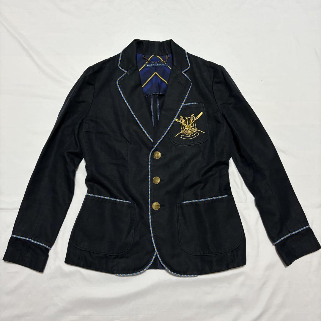 Ralph Lauren ラルフローレン ワッペン 紺ブレ ネイビー Lサイズ
