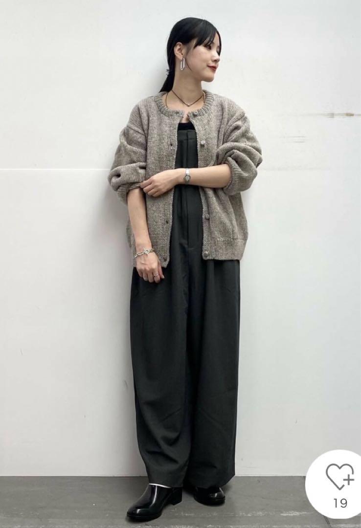 タグ付き　DOORS  『UR TECH』2タックサロペットCHARCOAL