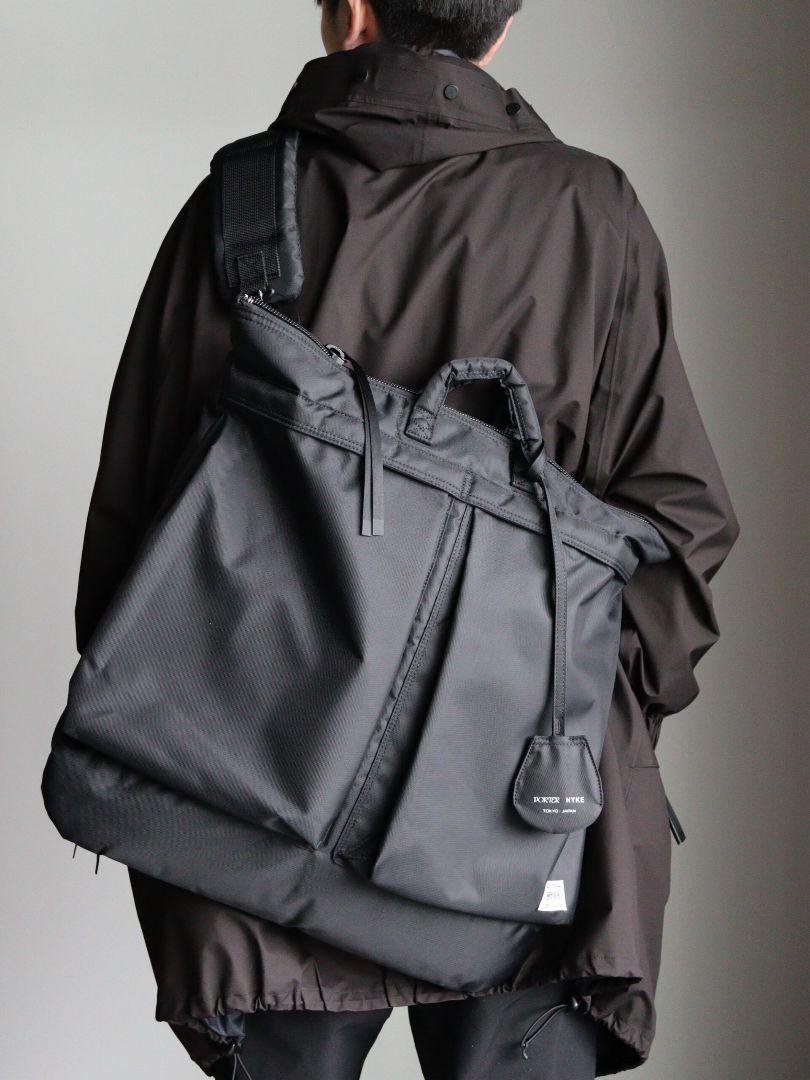 HYKE × PORTER HELMET BAG【LARGE】 BLACK
