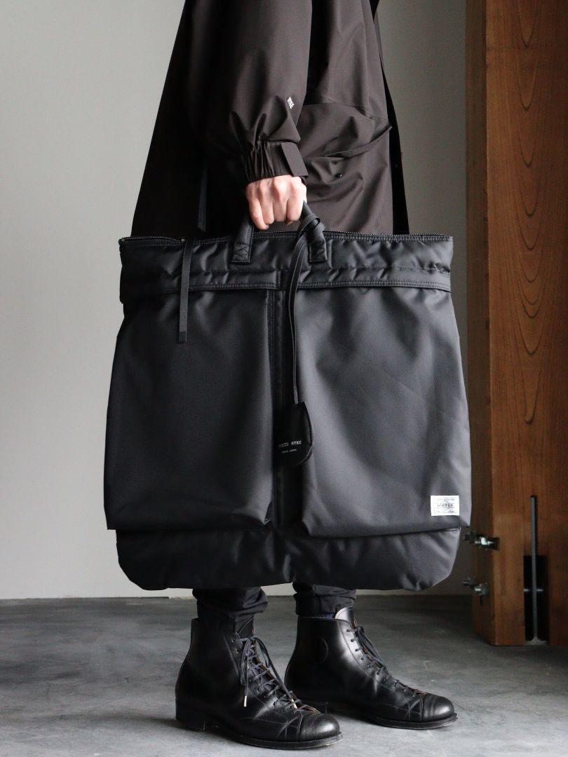 HYKE × PORTER HELMET BAG【LARGE】 BLACK