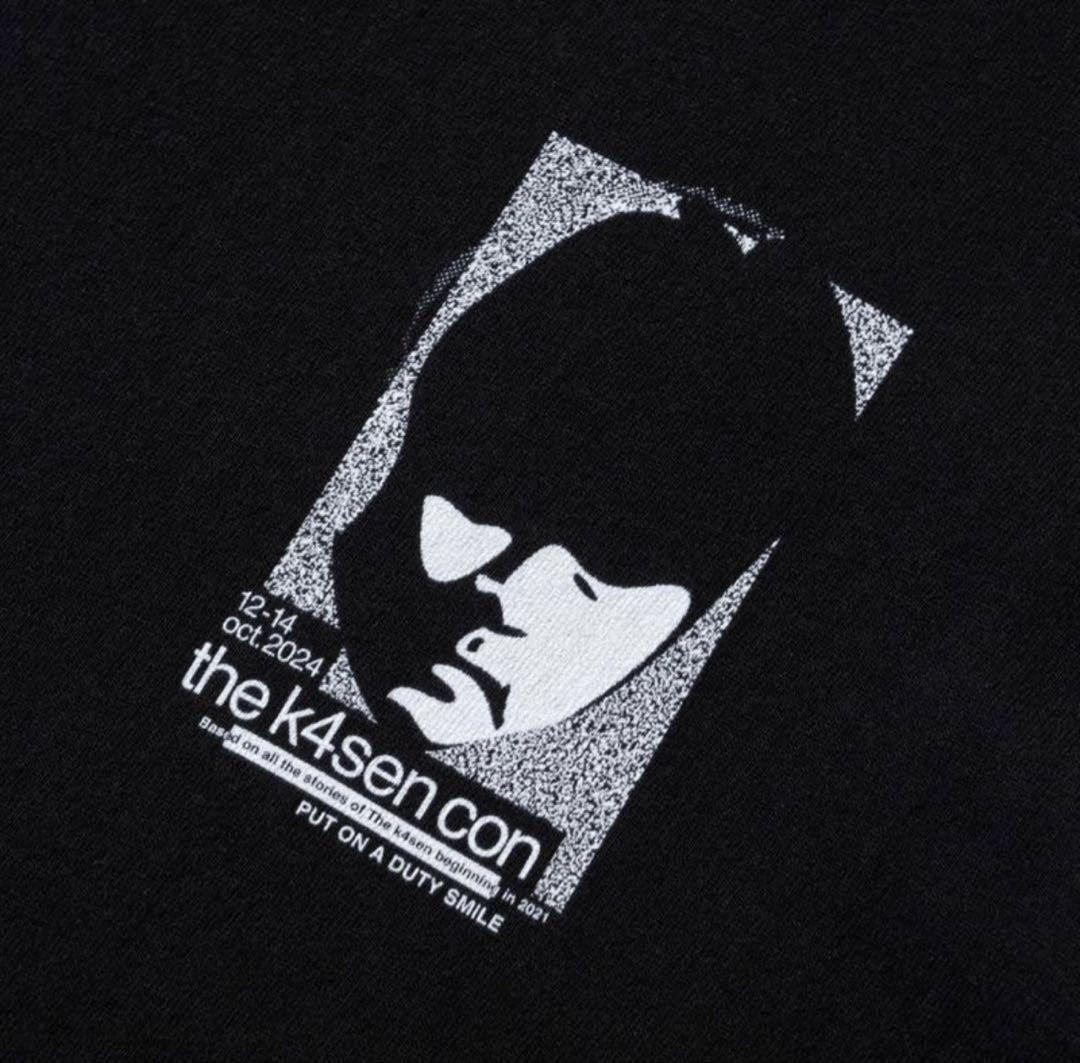 トップス The k4sen Con F4CE TEE BLACK sizeXXL