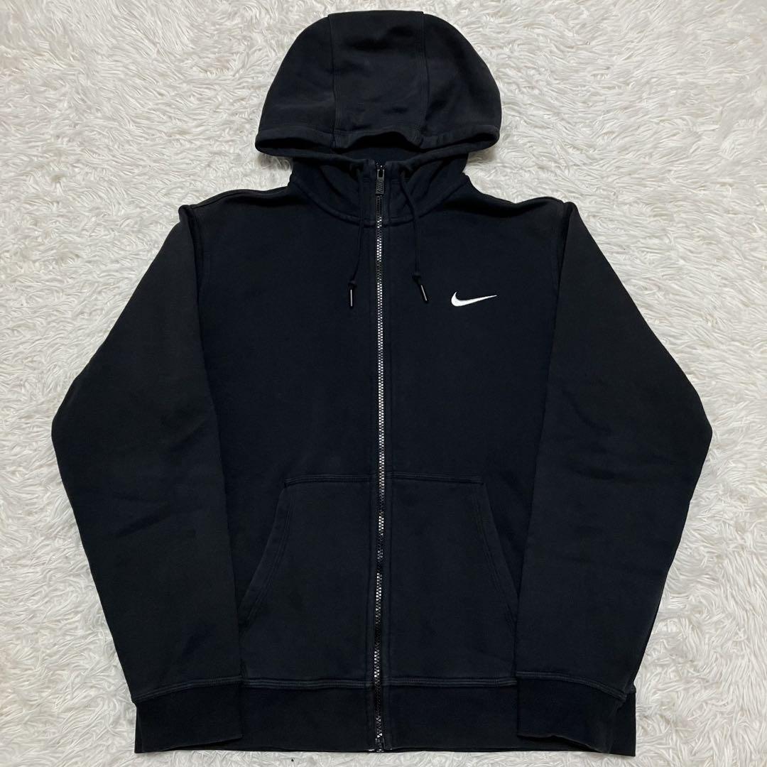 状態良定番XL人気》ナイキnike刺繍ワンポイントロゴジップ