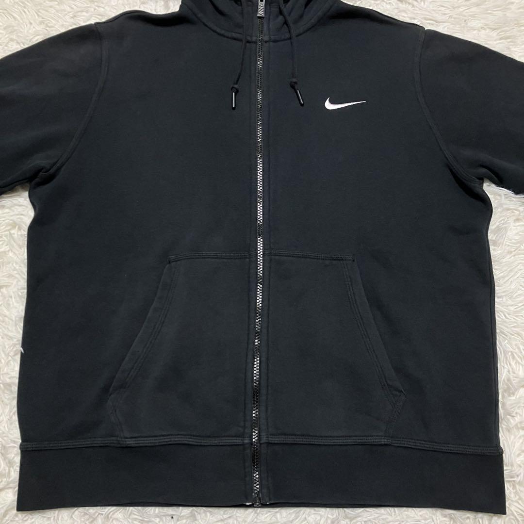 状態良定番XL人気》ナイキnike刺繍ワンポイントロゴジップ