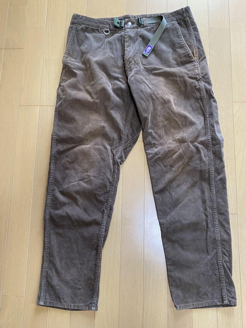 ノースフェイスパープルレーベル　コーデュロイパンツ　茶　W32