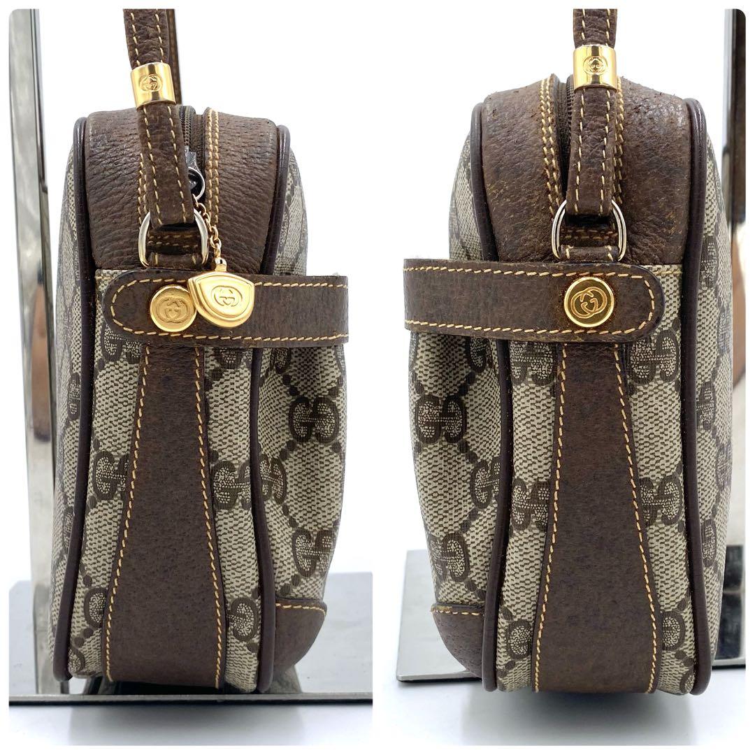 極上美品✨希少 GUCCI カメラバッグ GGスプリーム　インターロッキング