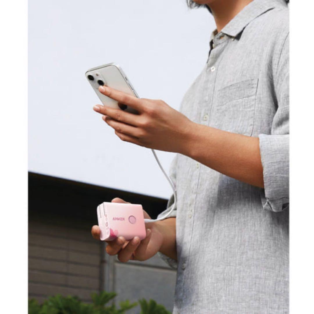 高評価アイテム 新品未開封】Anker 521 PowerBank 限定カラー 桜Sakura スマホアクセサリー