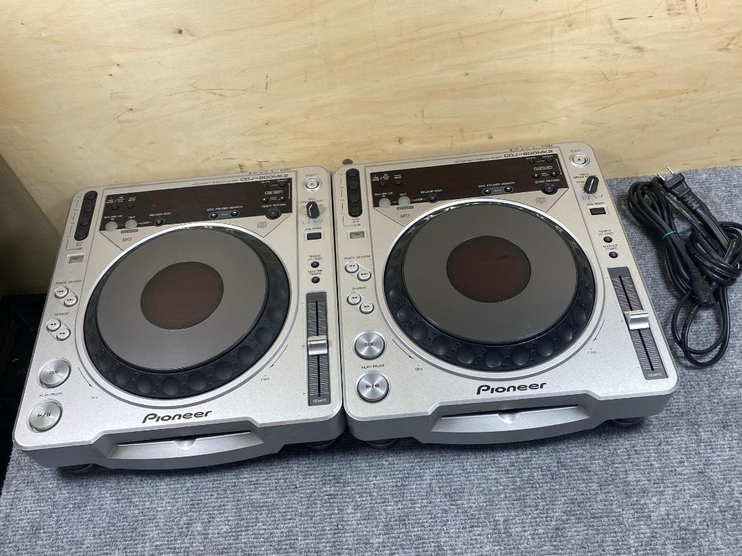 【値下げ】Pioneer CDJ-800MK2 2台セット パイオニア Pioneer CDJ-800 Mk2 2台セット 楽器・機材