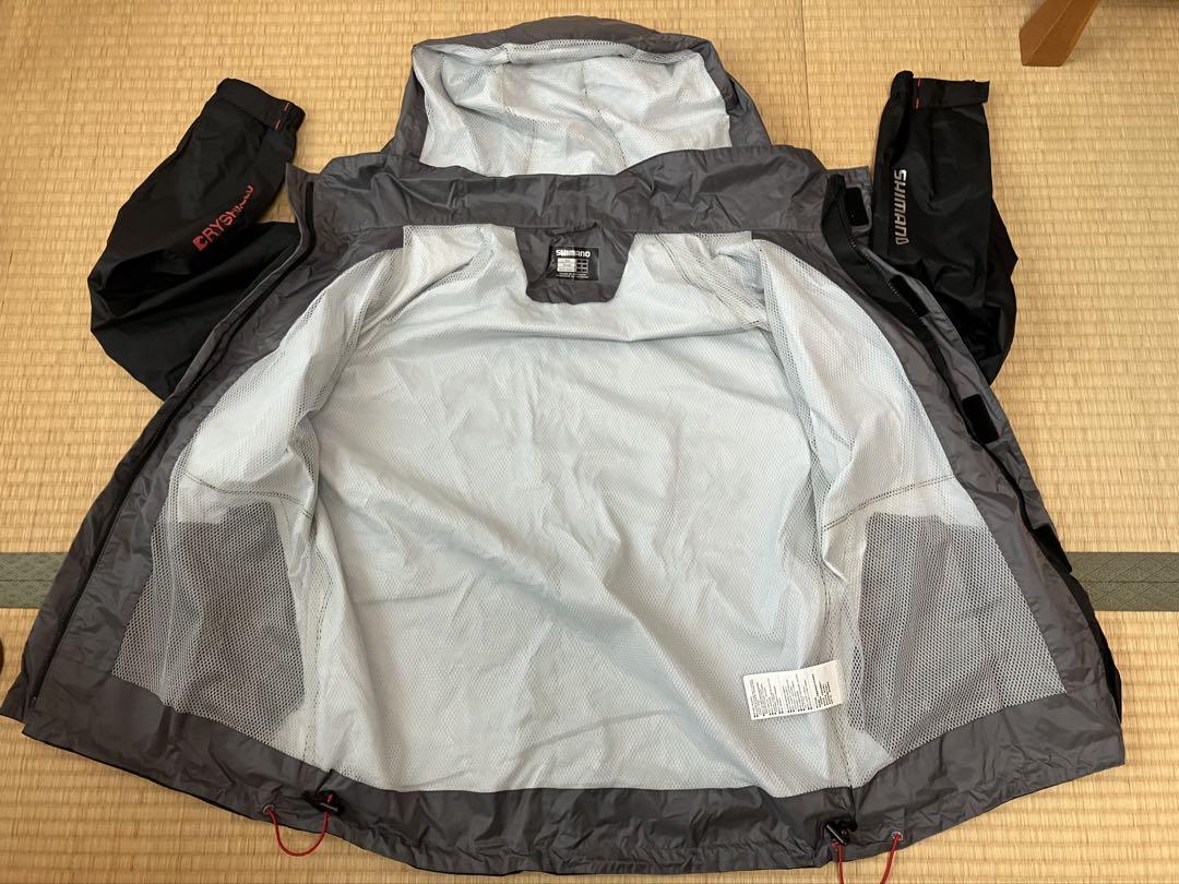 【ラッピング不可】 おまけ付き】シマノ レインウェアセット ブラック Lサイズ ウェア