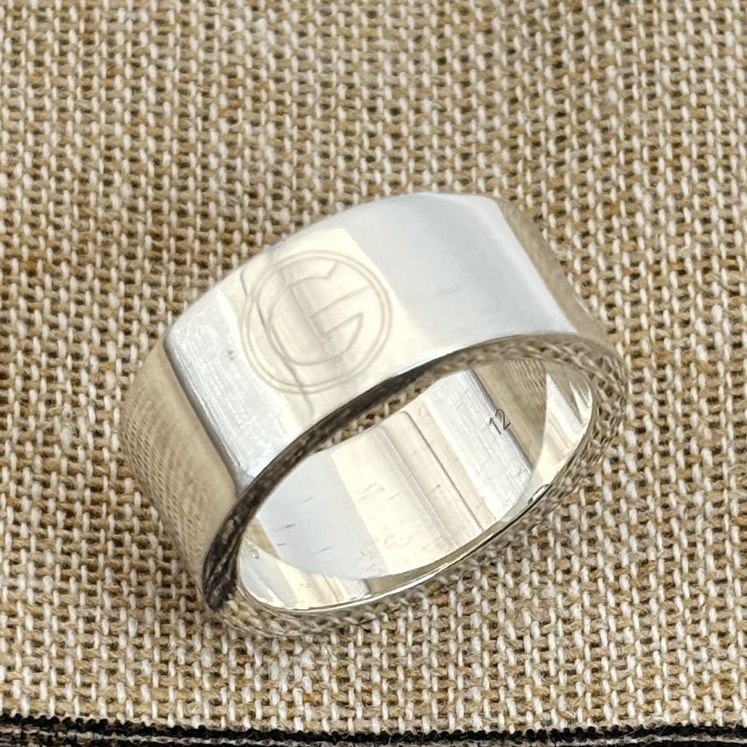 新品磨き済】GUCCI オープンG ワイドリング 11号 - アクセサリー
