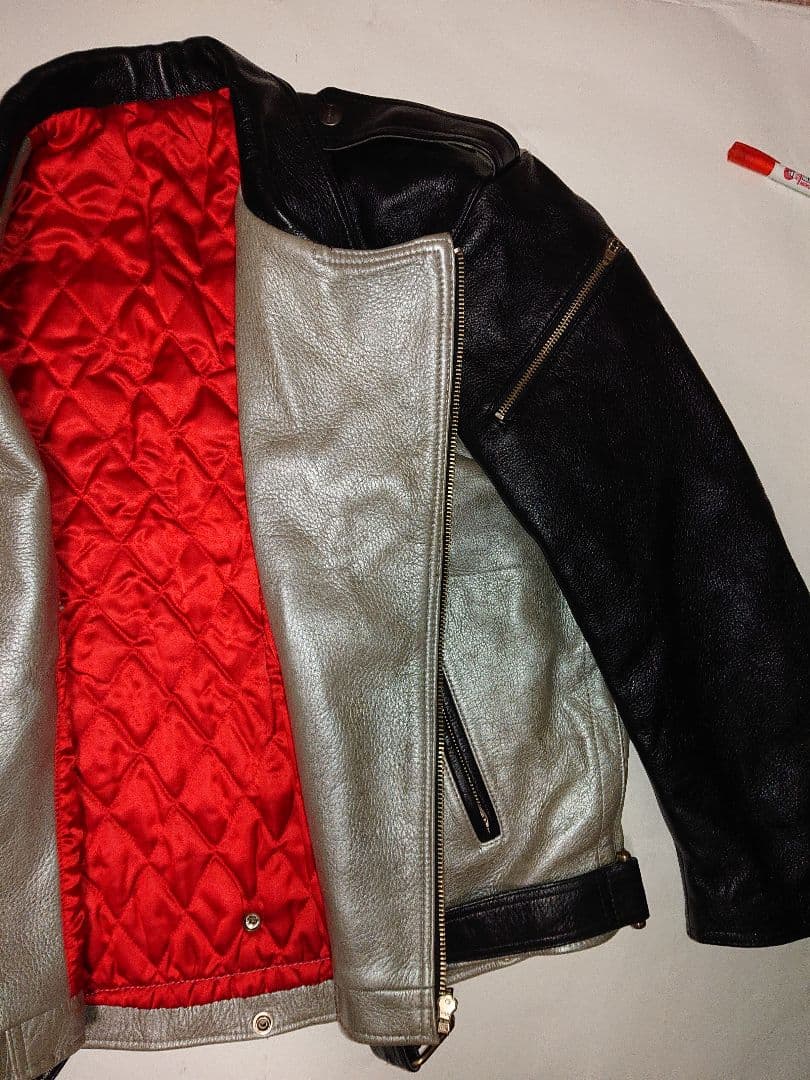 感慨深い KADOYA カドヤ 本革ライダースジャケット XL レザーパンツ 上下 セットXL(LL)・KADOYA