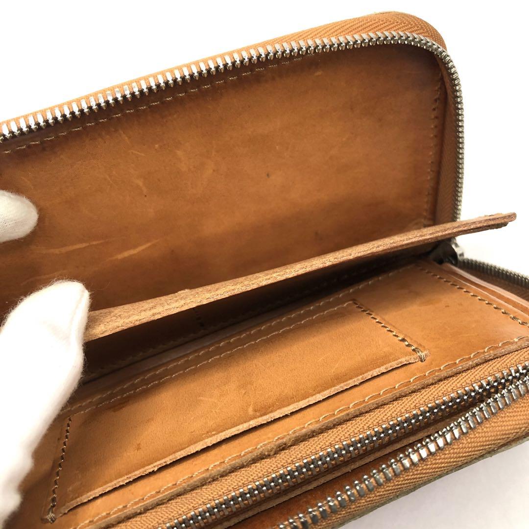 良品✨アルズニALZUNクロコダイル 長財布 レザー クロコ ラウンドファスナー