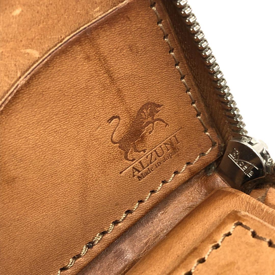 良品✨アルズニALZUNクロコダイル 長財布 レザー クロコ ラウンドファスナー
