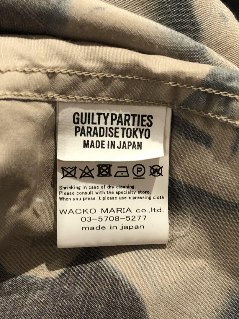 ワコマリア 2PAC HAWAIIAN SHIRT 半袖シャツ M ベージュ
