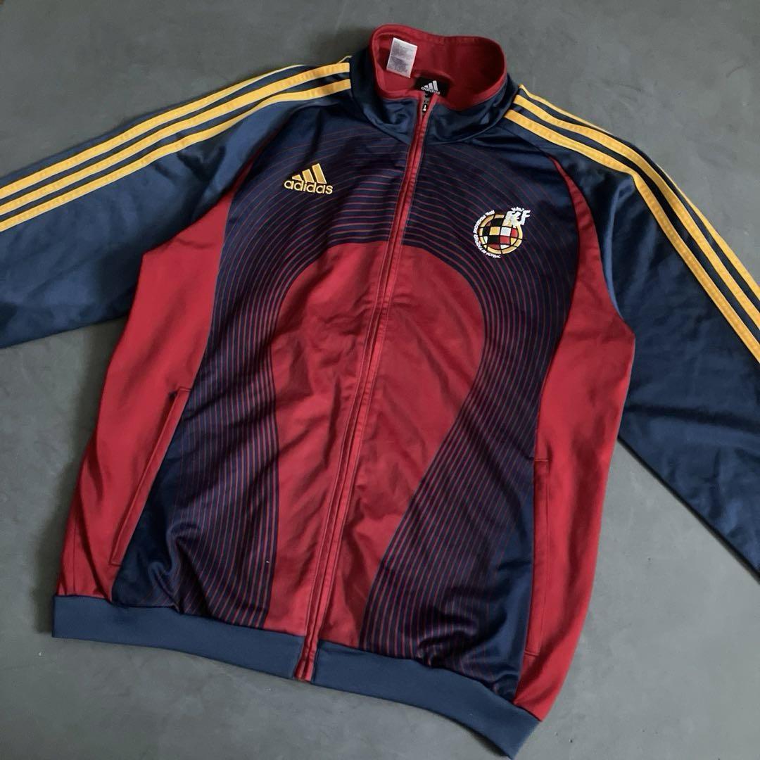 人気ブランド新作豊富 希少◎adidas スペイン代表 サクマ vintage セットアップ トップス